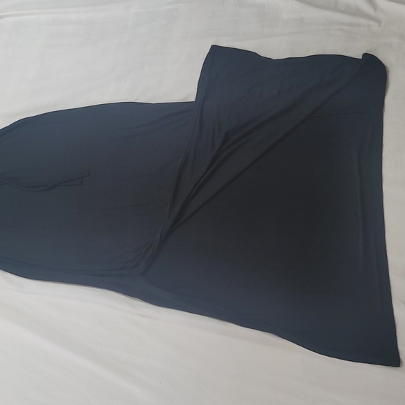 Toska long black summer open back maxi dress sz Small - Picture 5 of 11